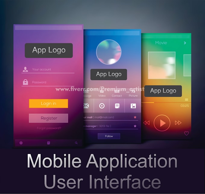 Create stunning ui design for your anroid ios application by Premium ...