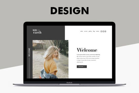 create a modern squarespace website