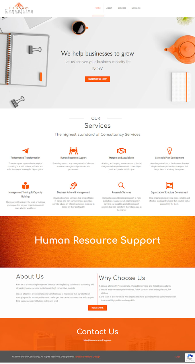 design custom wordpress website and web design