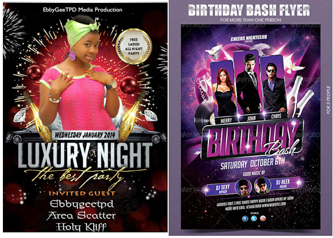 design flyer, banner and poster
