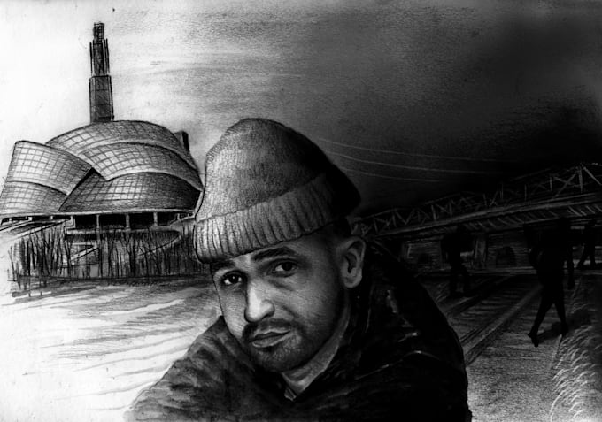 do a realistic and detailed pencil sketch