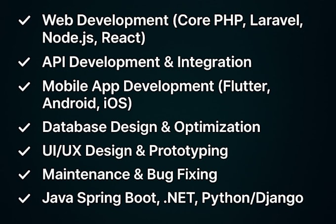 create and publish professional android, ios, and flutter mobile applications