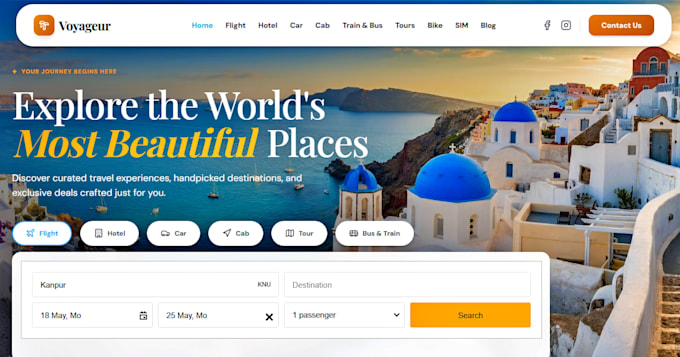 create a premium travel affiliate site, new on fiverr