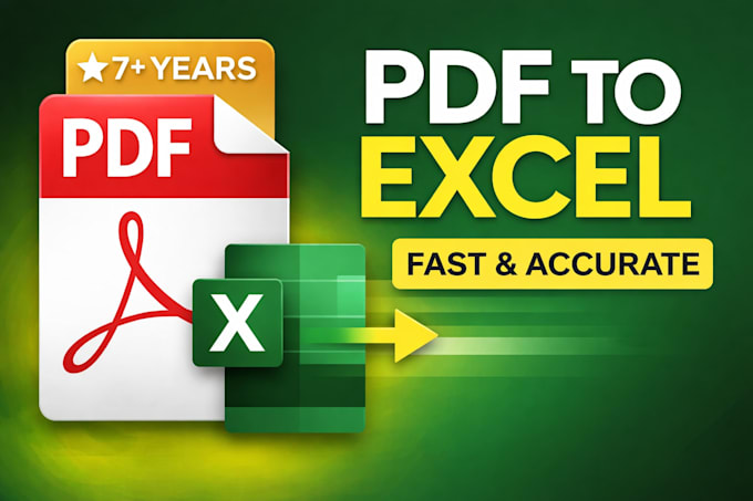 convert PDF to word or excel with ocr for scanned files