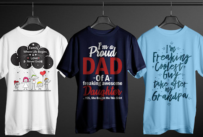make creative typography tshirt design