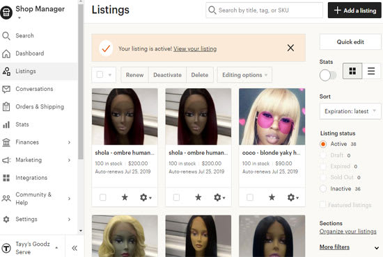 do 100 add product listing on etsy store