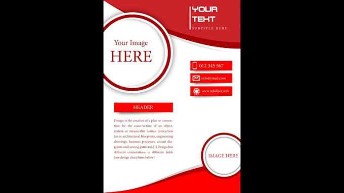 design nice business flyers and brochure