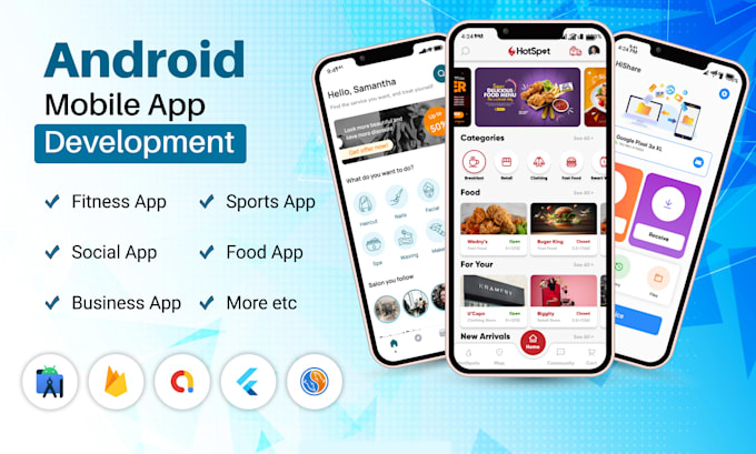 be your mobile app developer for android development, ios development