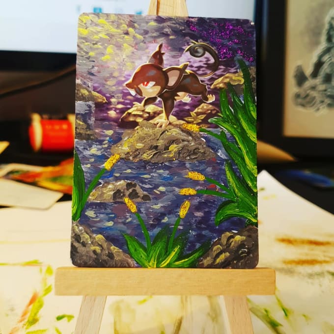 Paint You A Custom Pokemon Card By Sociallymj