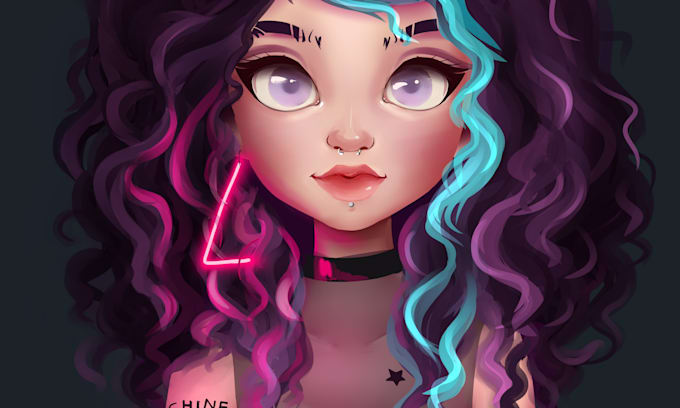 make stylized realistic portrait