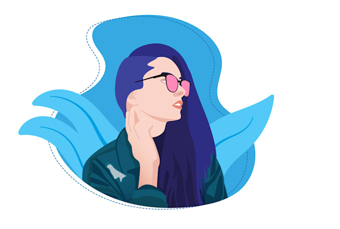 draw an avatar vector illustration from your photo