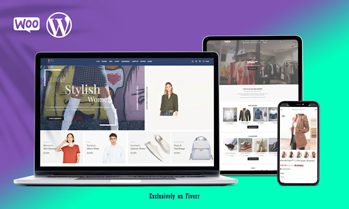 build wordpress webshop and ecommerce store with woocommerce