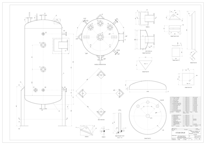 do 3d modeling and 2d drawing in solidworks, fusion 360, catia, creo, inventor