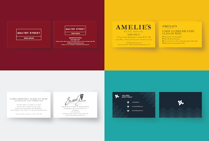 create professional business card design