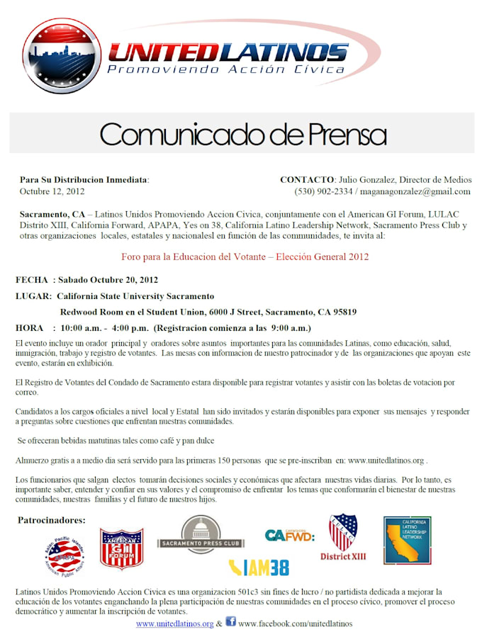 write and or translate press releases advisory