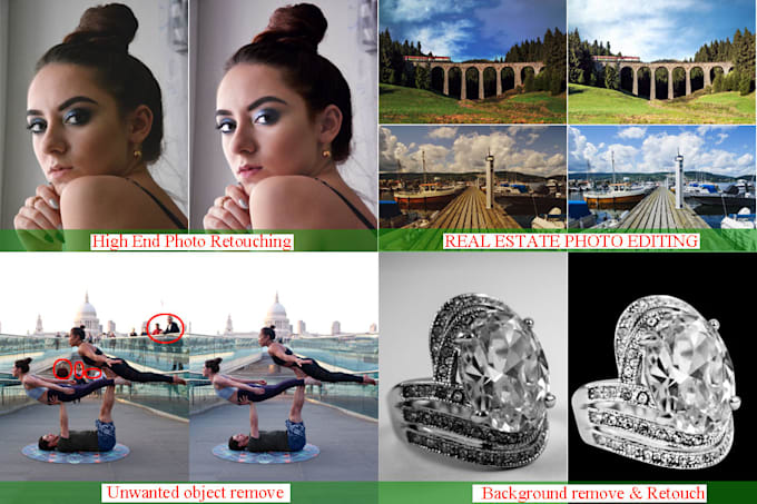 do professional photo retouching and image editing