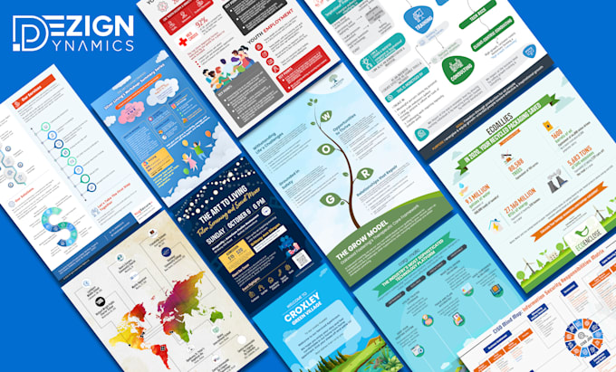 design printable data reports and infographics