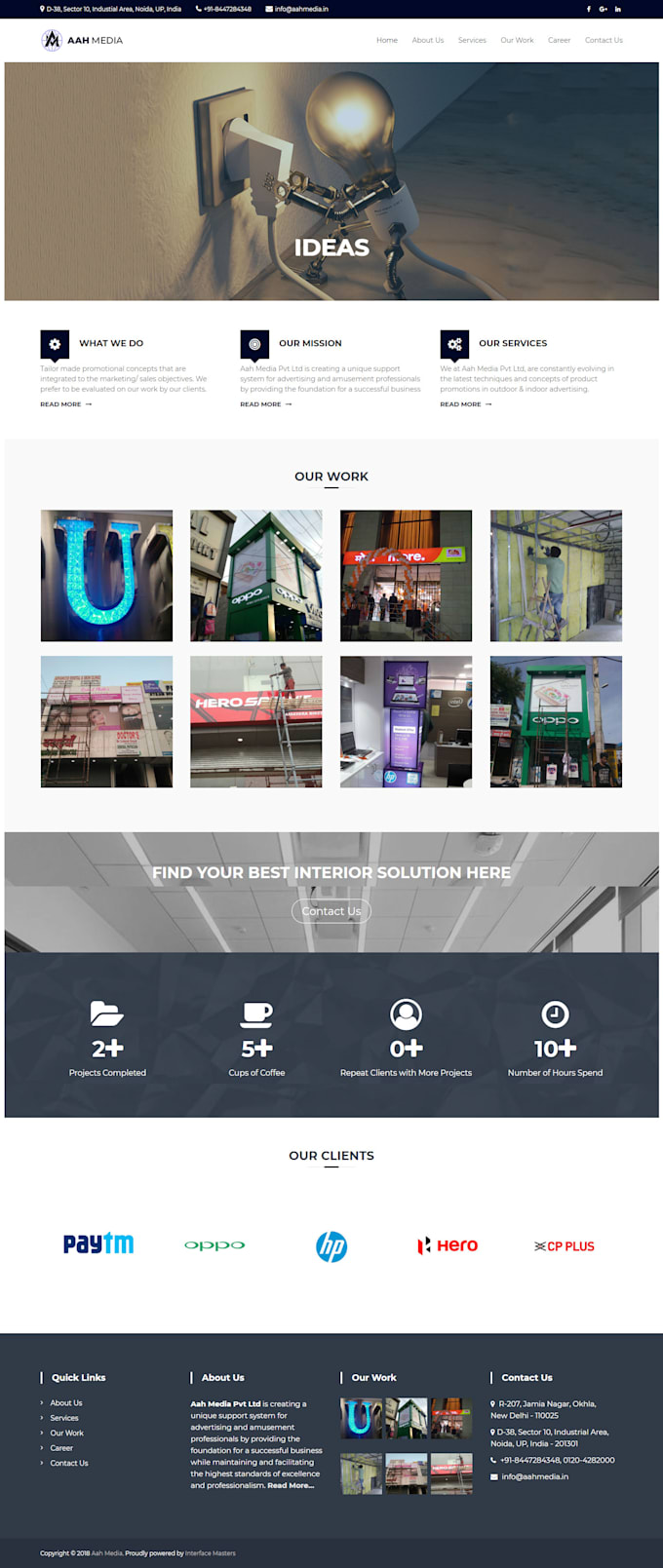Design dynamic and static website by harishk1026 fiverr