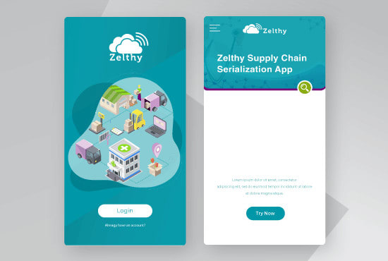design mobile app ui, and splash screens