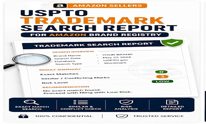 Do trademark search for amazon brand registry uspto check by Ainee_pz ...