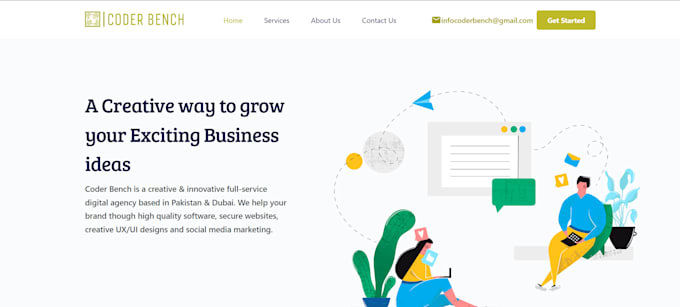 do website design and web application development using html, angular, reactjs