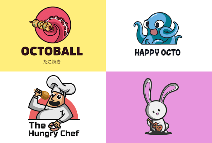 Design Cute Cartoon Mascot Logo For Kids Pet App By Rizalfaizzz Fiverr