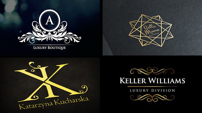 do modern elegant and luxury brand logo design