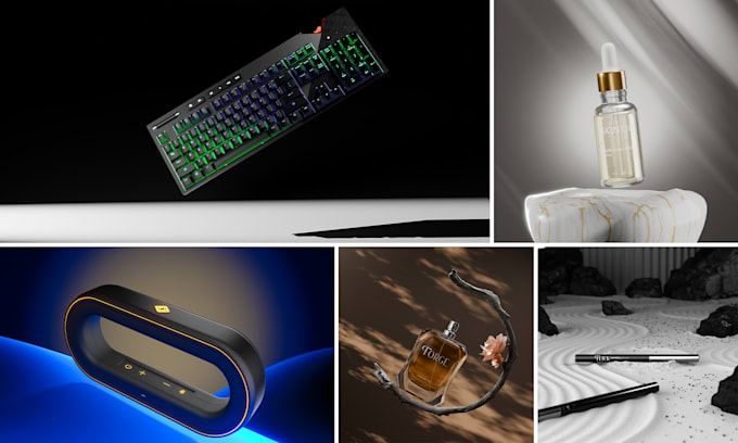 do 3d product modeling and rendering using blender