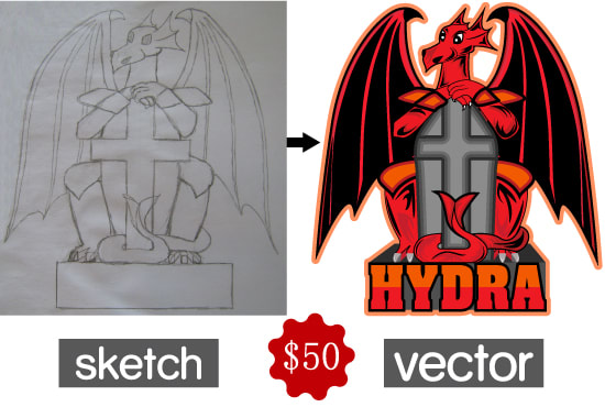 convert your logo, graphics etc to vector tracing