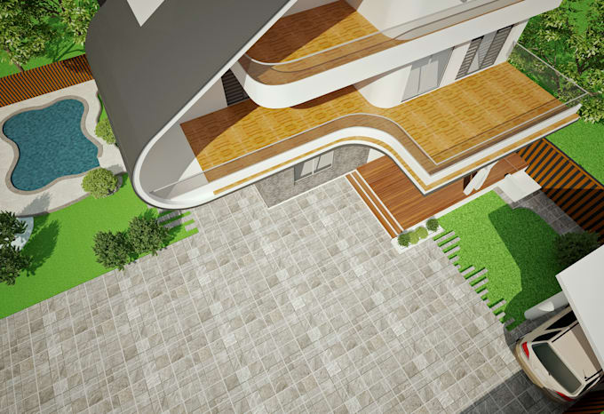 do exterior design with 3ds max