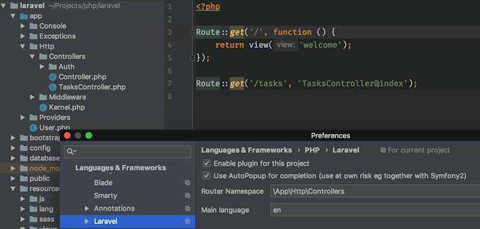 do laravel, vuejs, codeigniter and rest api development work