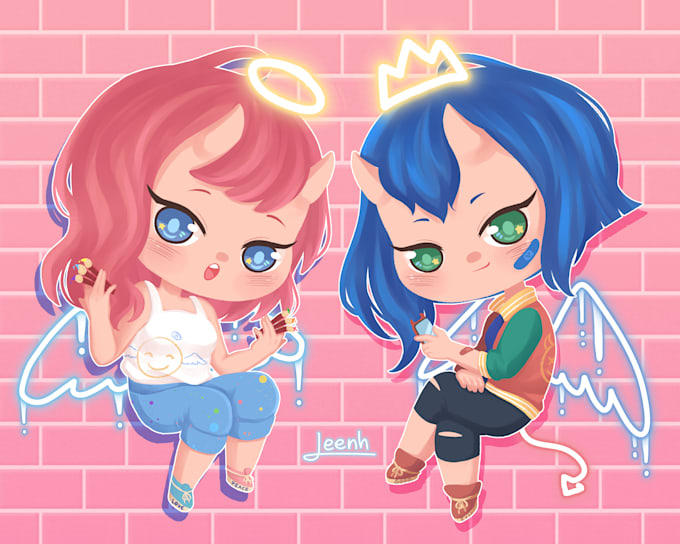 draw a cute chibi for you