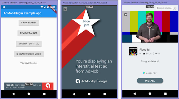 integrate admob ads in android studio apps