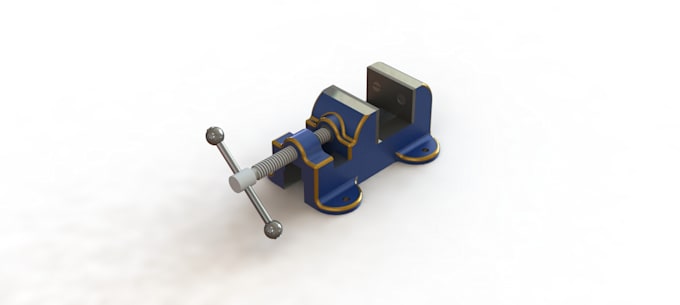 work in cad designing through solidworks