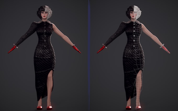 model a 3d character or 3d object for your videogame