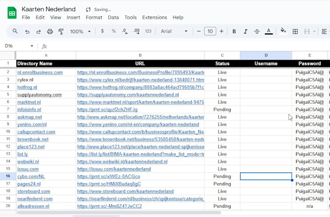 do 50 netherlands local listing for local SEO