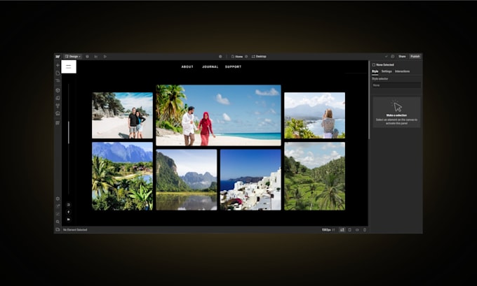 build your webflow website, landing page or cms