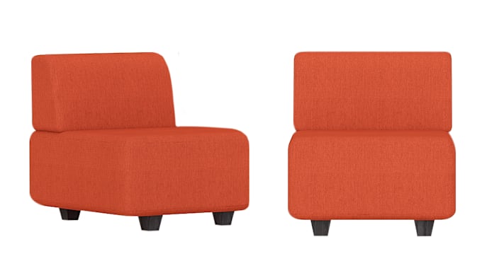 create 3d models furniture sofas, chairs, tables and poufs