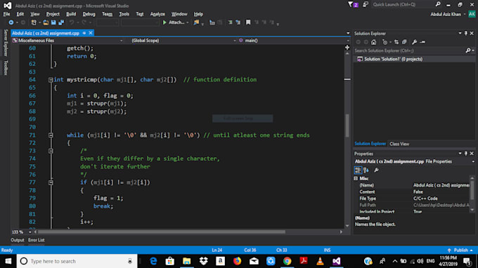 make your c ,cpp , cpp oop and data structures assignments and projects