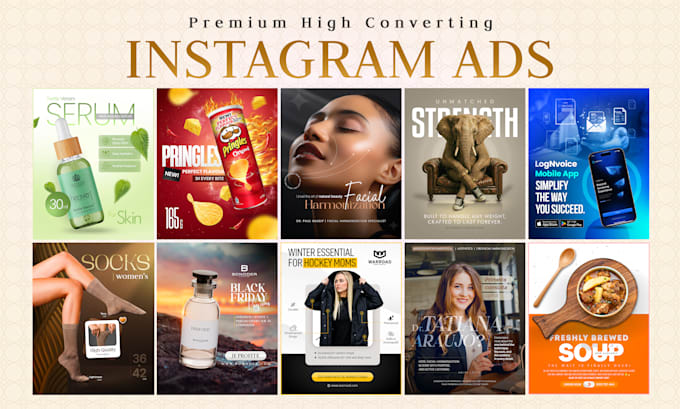 design meta ads creative, static ads, ad creative and instagram carousel
