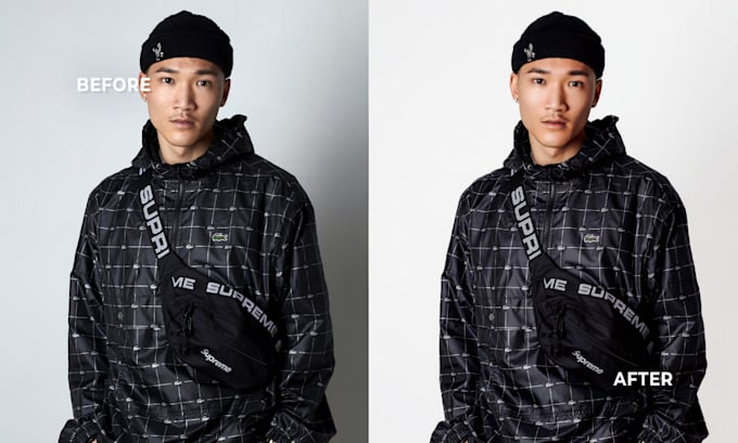 do instagram photo edit, portrait editing, and headshot retouch