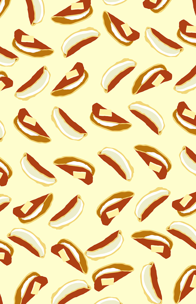 create a pattern in flat style illustration