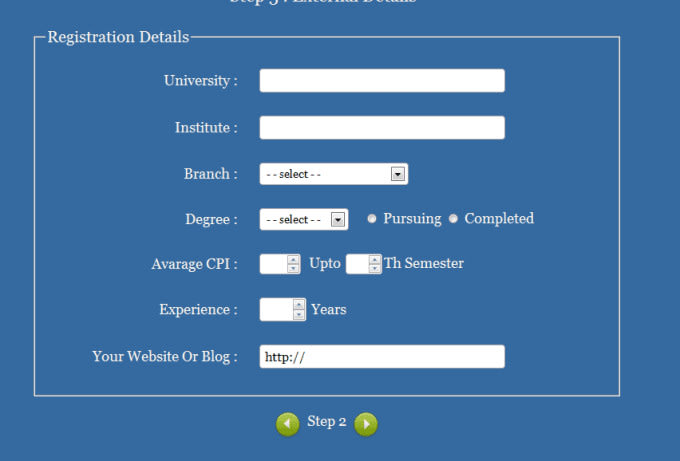 Design registration form for your website by Divineerp | Fiverr