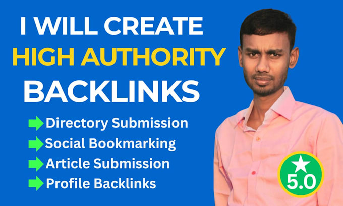 do 50 high pr backlinks, link building SEO service