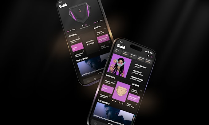 design mobile app UX UI in figma