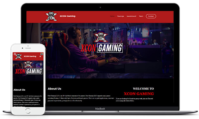 create gaming website professionally