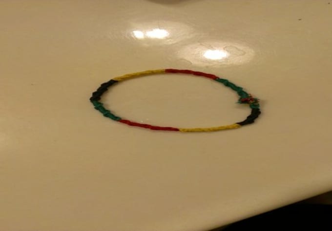 make 4 twisted braid bracelets