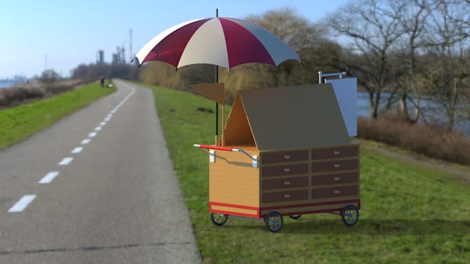 develop photo realistic renders of 3d models