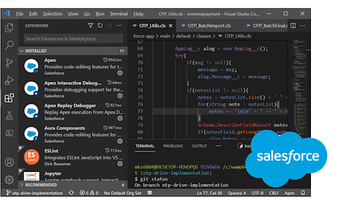 develop and customize salesforce CRM solutions