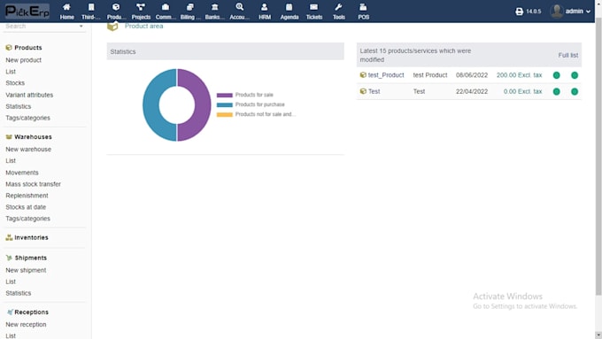 install and manage erp system